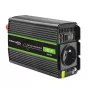 Adaptador/inversor para coche Qoltec Monolith 600 W Negro