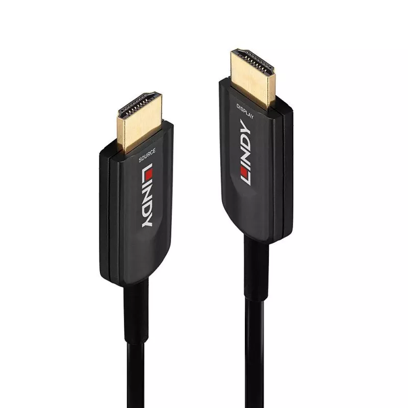 Cable HDMI Ultra High Speed híbrido de fibra óptica Lindy 20m, 20 m