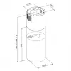 Campana extractora Maan Elba PB 31, blanca