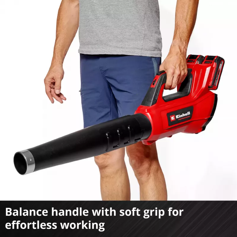 Soplador de hojas a batería profesional GP-LB 36/230 Li E BL-Solo, 36 voltios (2x18 V) (Rojo/Negro, sin batería ni cargador)