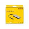DeLOCK 64261 Hub USB 3.2 Gen 1 Type-C 10000 Mbit/s negro gris