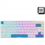 Teclado Sharkoon SKILLER SGK50 S3 PBT gaming USB QWERTZ alemán blanco