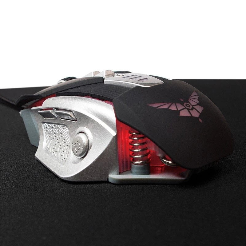 Ratón gaming USB con pesos adicionales