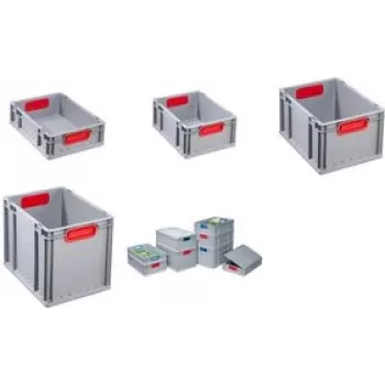 ProfiPlus EuroBox 417, gris/rojo (456705)