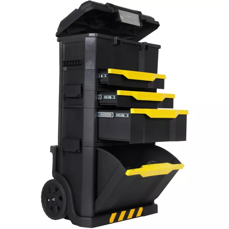 CAJA DE HERRAMIENTAS MÓVIL STANLEY - 3 SEGMENTOS
