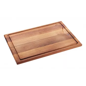 Gefu ENNO Tabla de cortar grande con ranura para jugos, madera de nogal