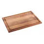 Gefu ENNO Tabla de cortar grande con ranura para jugos, madera de nogal