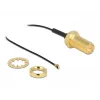 Cable de antena DeLOCK conector hembra RP-SMA montaje en chasis a conector macho I-PEX MHF4 0,81 35 cm
