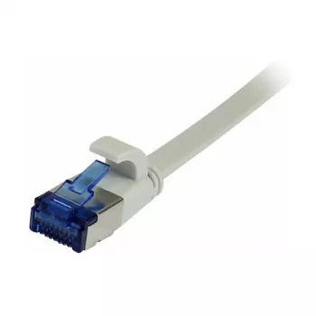 Synergy 21 Latiguillo RJ45, CAT6A 500 MHz, 0,15 m, gris, U/FTP, plano, TPE (Superflex), AWG32, Synergy 21 - Tipo de cable U/FTP - Pares apantallados con lámina