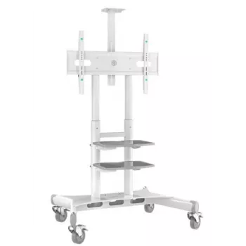 Soporte para TV ONKRON TS1881-W para televisores de 50–86 pulgadas, blanco, soporte universal de pie