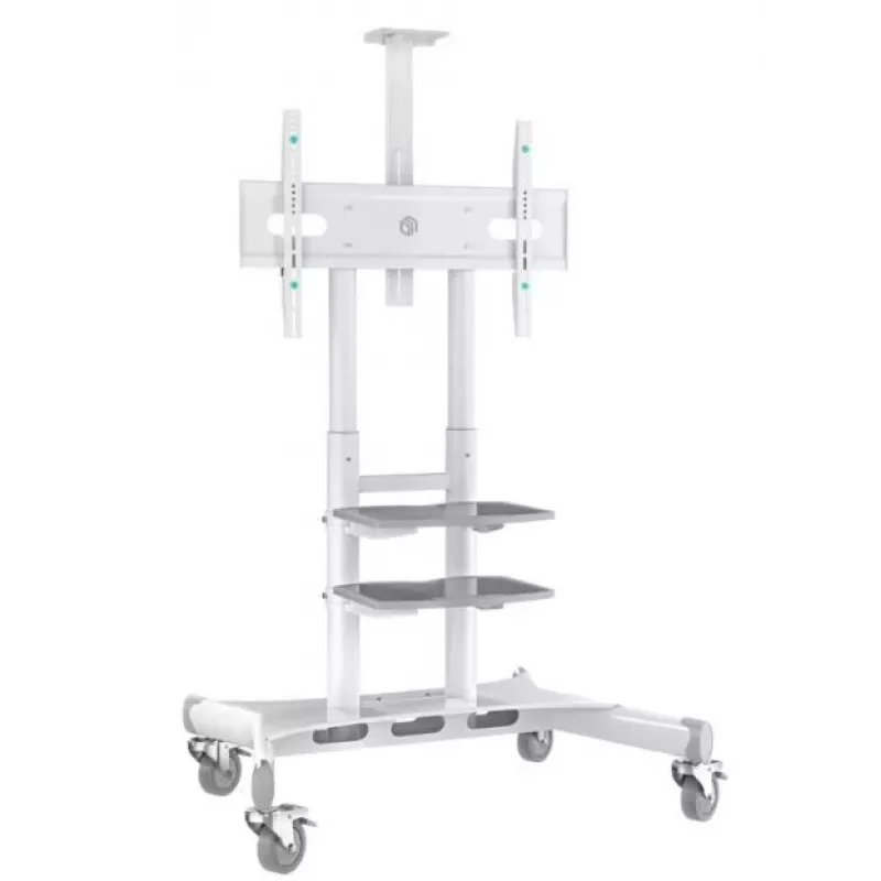 Soporte para TV ONKRON TS1881-W para televisores de 50–86 pulgadas, blanco, soporte universal de pie