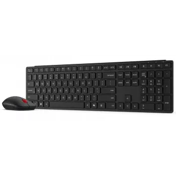 Combo inalámbrico de teclado y ratón Lenovo 6000 – conectividad multimodo, distribución nórdica