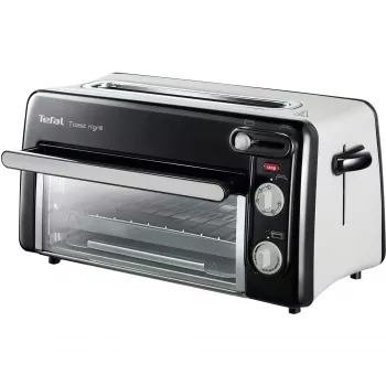Tostadora Tefal TL6008 2 rebanadas 1300 W aluminio negro