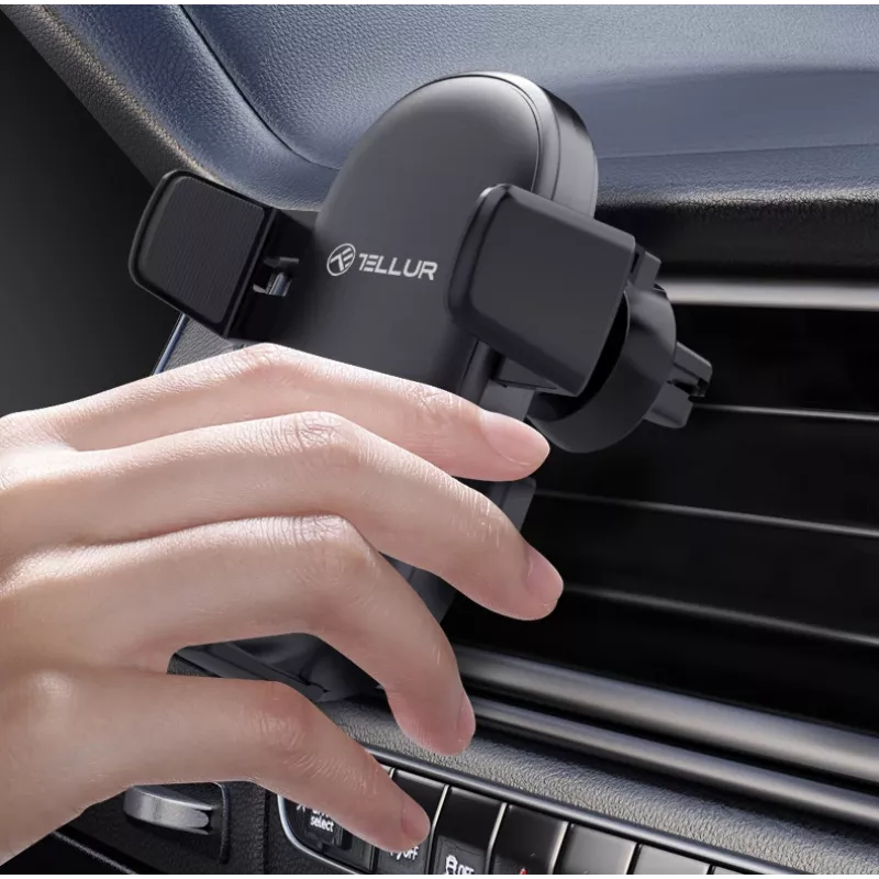 Soporte para coche Tellur CMH10 negro — soporte ajustable para salpicadero para smartphones