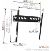 Vogels | Soporte de pared | MA3010-A1 | Inclinable | 32-55 pulgadas | Capacidad máxima 40 kg | Negro