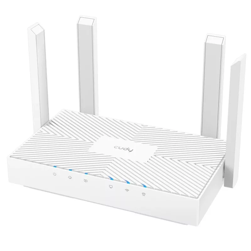 Router Cudy WR1300E Wi-Fi 5 de doble banda (802.11ac), 1167 Mbit/s, 4 antenas externas, Gigabit Ethernet