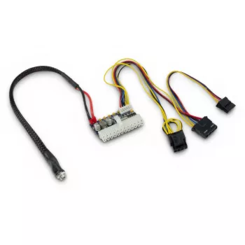 Fuente de alimentación Inter-Tech 88882188 160 W 20-Pin ATX negro