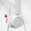 Escritorio móvil Maclean blanco MC-126W 50kg