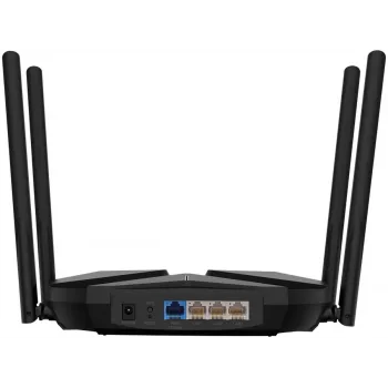 Router de sobremesa MERCUSYS MR85X AX3000 Dualband Wi-Fi 6, 3000 Mbit/s, 4 antenas, 3 puertos Gigabit LAN, negro