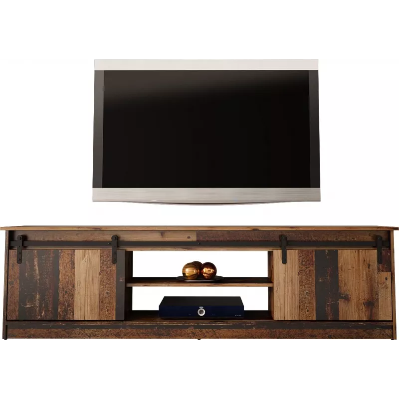 Mueble RTV GRANERO 200x56.7x35 madera vieja
