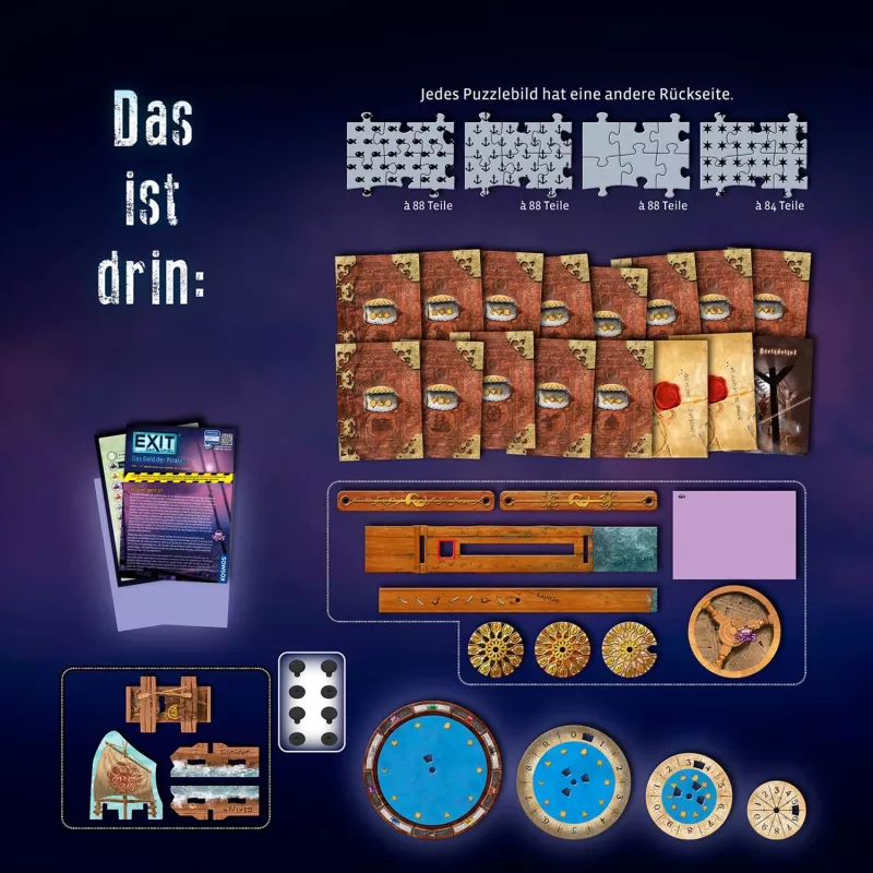 Kosmos EXIT El juego puzzle 14 uds.