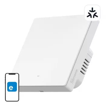 Interruptor de pared inteligente WiFi Sonoff M5-1C-86W 1 canal para control de circuito único
