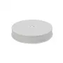 Soporte giratorio eléctrico 360° con iluminación LED, redondo 30 cm, blanco