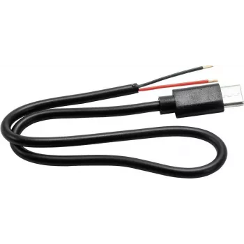 Cable USB-C a 2 terminales abiertos 30 cm Omnitronic 30222105