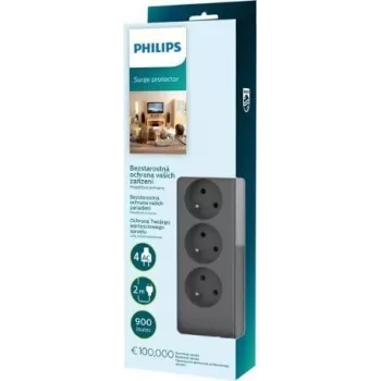 Protector contra sobretensiones Philips SPN3140A/60 — 14 tomas, 60 Hz