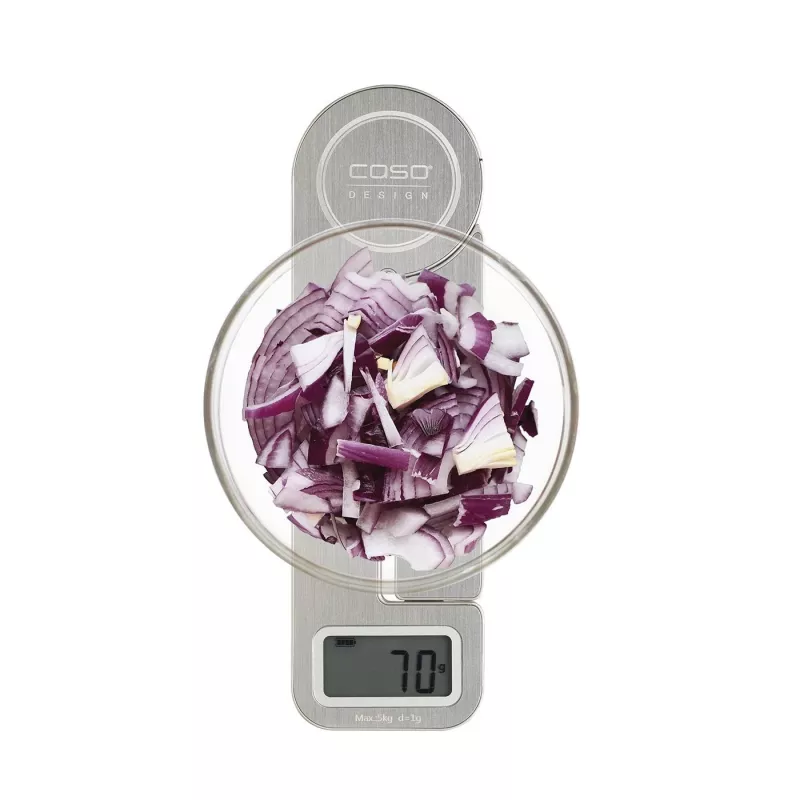Caso | Básculas | KitchenEcostyle | Carga máxima 5 kg | División 1 g | Tipo de pantalla LCD | Acero inoxidable