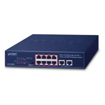 Switch no gestionado PLANET FSD-1008HP
