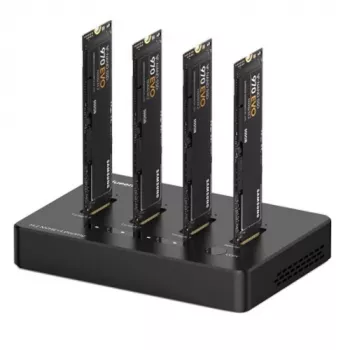 Docking station premium 4x SSD M.2 NVME, hasta 10Gbps/SSD