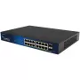 Switch PoE ALLNET 16+2P ALL-SG8418PM – 18 puertos Gigabit, 16 puertos PoE, 2 puertos uplink