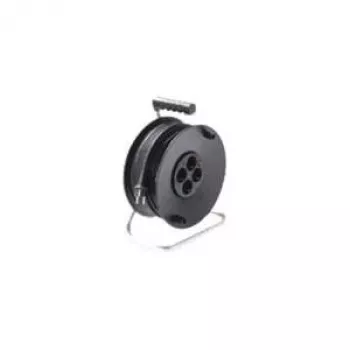 Cable de prolongación eléctrica Bachmann 395.180 25m 4 tomas de corriente para interior Negro