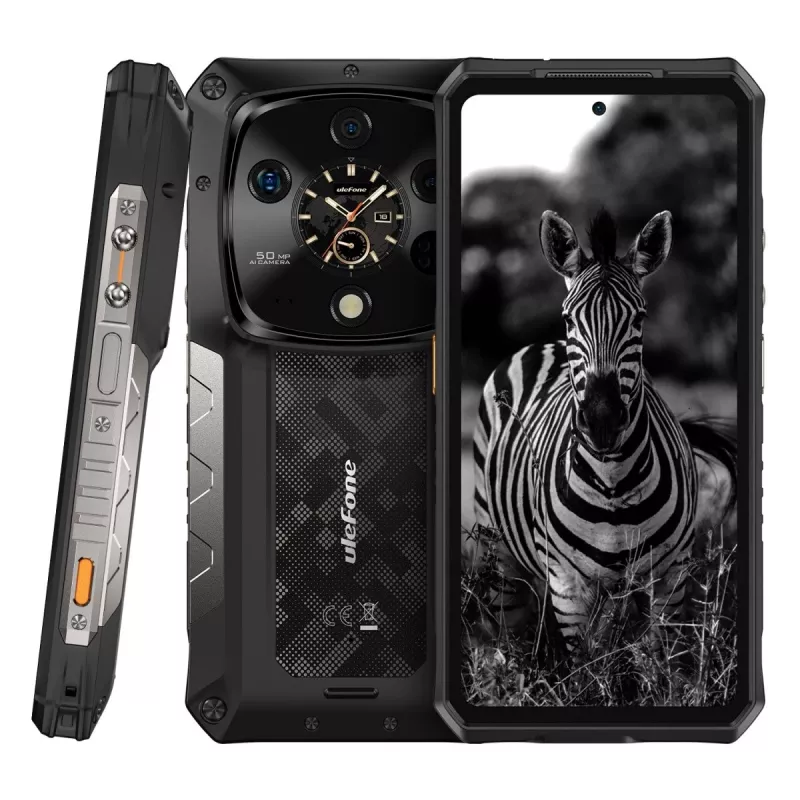 Smartphone resistente UleFone Armor 28 Ultra 5G — 16 GB RAM, 1 TB almacenamiento, Negro