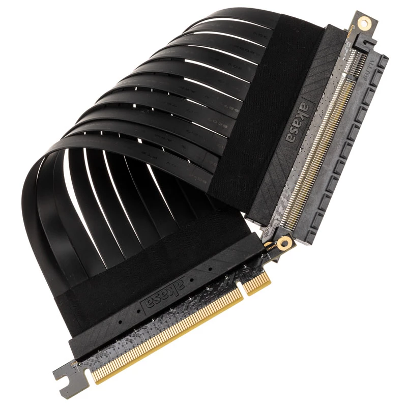 Cable riser Akasa RISER Negro X2 Premium PCIe 3.0 x16 20 cm