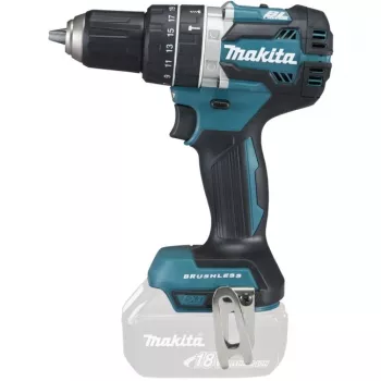 TALADRO ATORNILLADOR PERCUTOR MAKITA 18V LI-ION 54/30Nm SIN ESCOBILLAS SIN BATERÍAS NI CARGADOR. DHP484Z