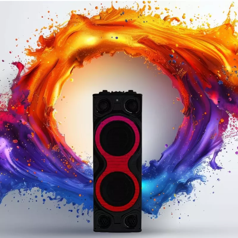 Altavoz portátil Manta SPK1204X800D Minos Pro, negro