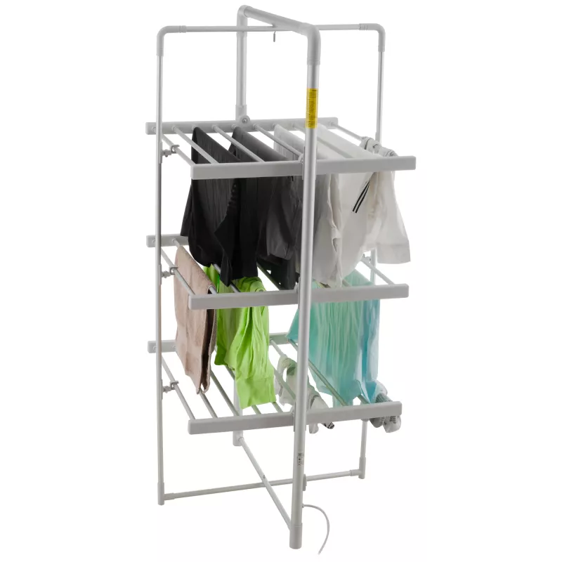 Tendedero eléctrico plegable Adler AD 7829 — 300 W, 148×52×90 cm, blanco, de pie