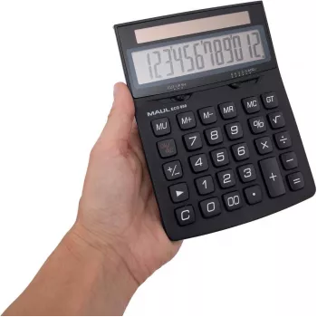 MAUL ECO 850 funda para calculadora básica negra (7268890)