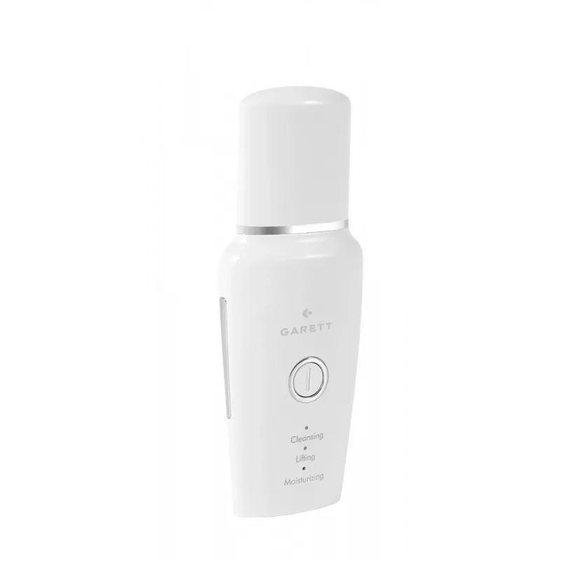 Aparato de exfoliación facial por ultrasonidos Garett Beauty Refresh Scrub, blanco