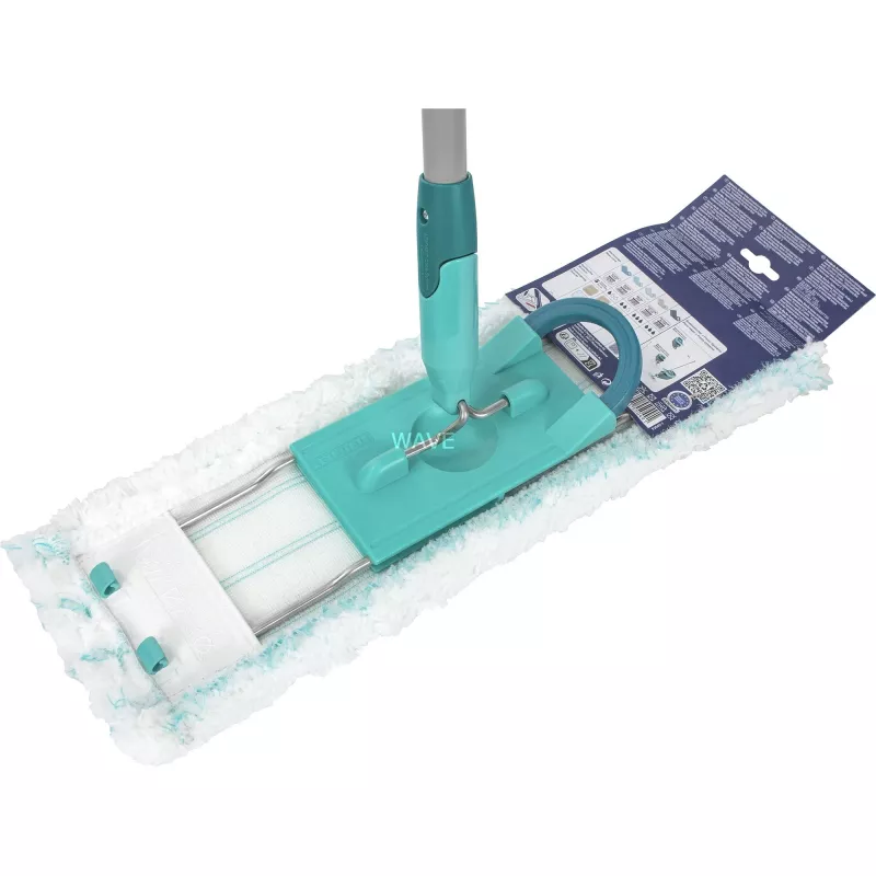 Mopa Leifheit 55049 mopa de microfibra para laminado, baldosas y madera, gris/turquesa