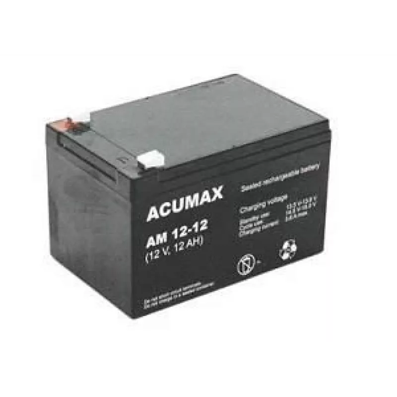 Batería 12V 12AH Vrla AM12-12 Acumax Emu
