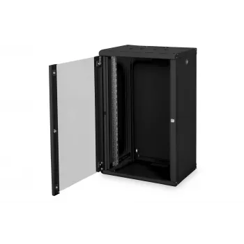 Digitus Unique DN-19 20-U-SW - armario - rack de red - apto para montaje en pared - negro, RAL 9005 - 20U - 48,3 cm (19 inch) (DN-19 20-U-SW)