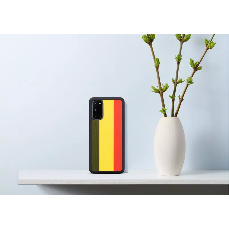 Funda para móvil man and wood Galaxy S20 Reggae negra