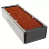 Radiador Aqua-Computer airplex radical 4/360 — Aluminio/cobre/acero inoxidable, 400×140×73 mm