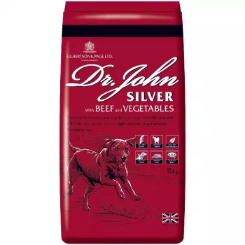DR JOHN Silber Beef - Alimento seco con ternera - 15kg