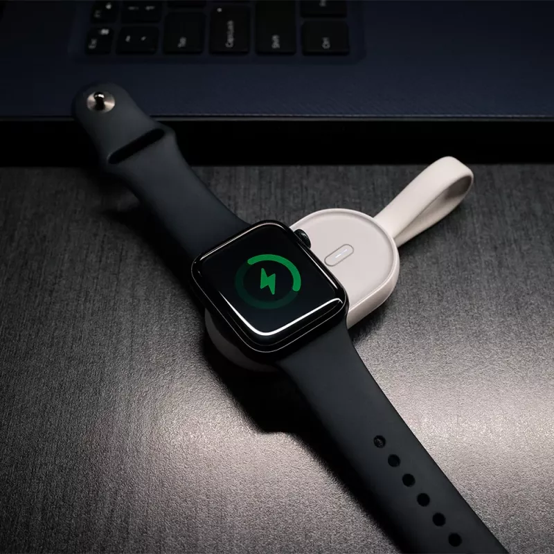 Cargador inalámbrico power bank Tellur TLL151441 1200 mAh para Apple Watch — cargador inalámbrico portátil