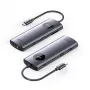 Estación de acoplamiento USB-C 9 en 1 MST 4K 100W 5Gbps Vention