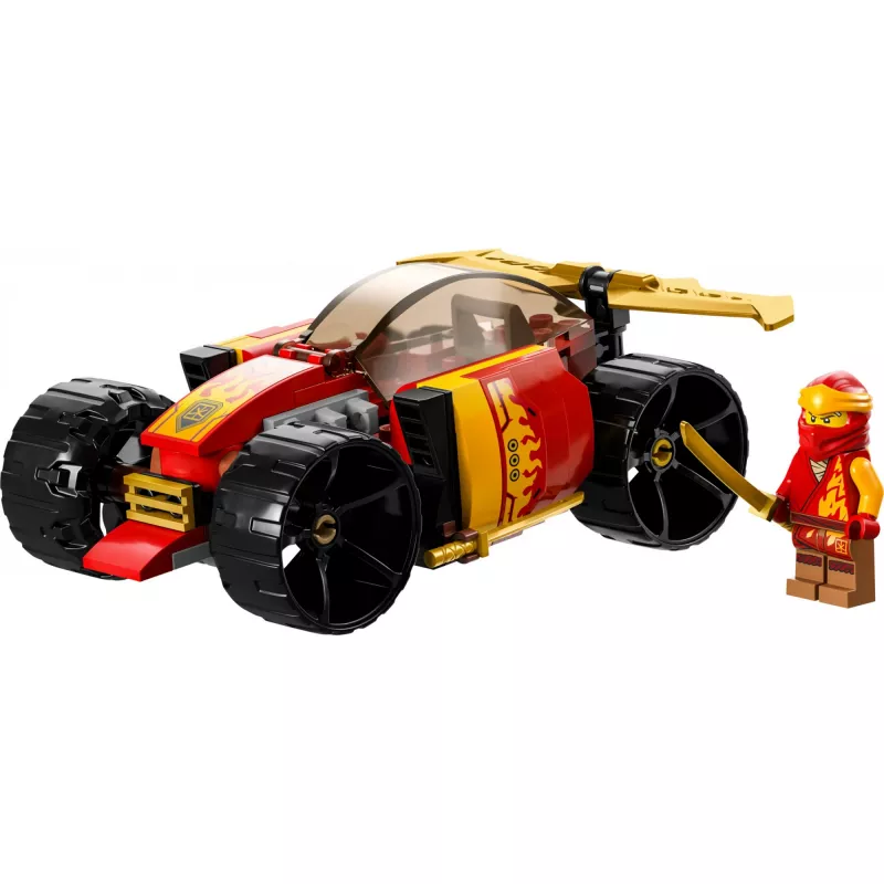 LEGO 71780 NINJAGO Coche de carreras ninja de Kai EVO 2en1, juguete de coche de carreras con modelo todoterreno, set de construcción para niños y niñas a partir de 6 años, cumpleaños
